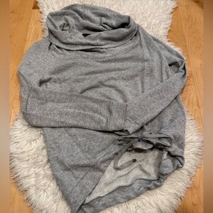 ELLA MOSS grey silver sparkly sweater size medium